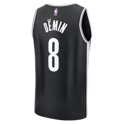 Brooklyn Nets Black Icon Jersey Egor Dёmin #8