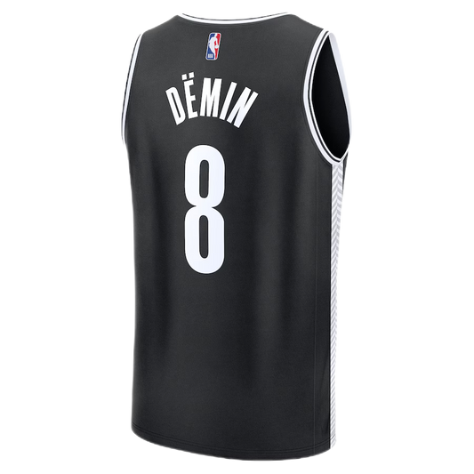 Brooklyn Nets Black Icon Jersey Egor Dёmin #8