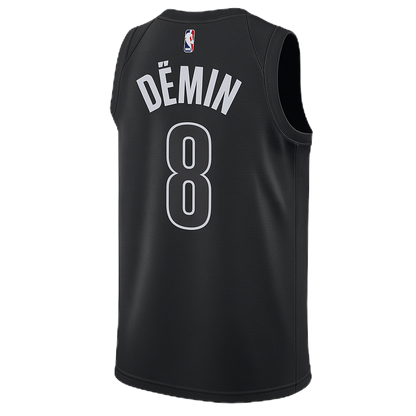 Brooklyn Nets Black Statement Jersey Egor Dёmin #8