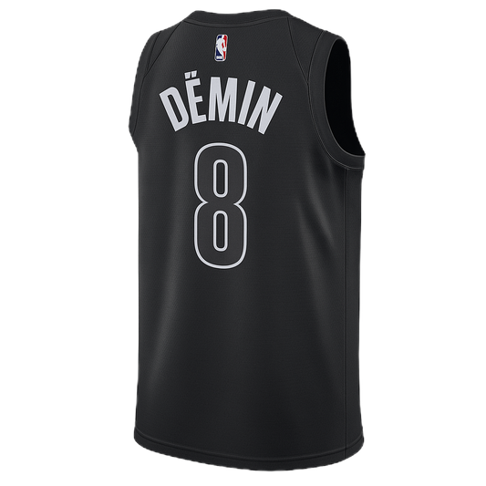 Brooklyn Nets Black Statement Jersey Egor Dёmin #8
