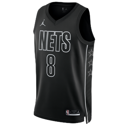 Brooklyn Nets Black Statement Jersey Egor Dёmin #8