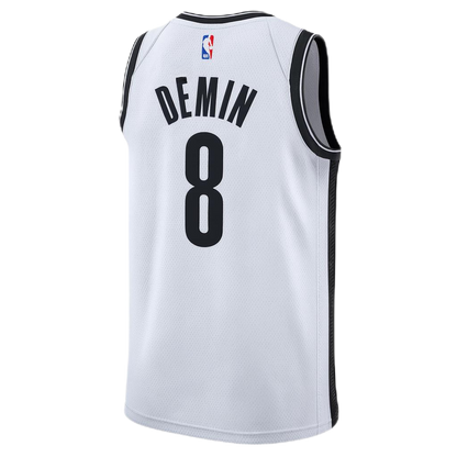 Brooklyn Nets White Association Jersey Egor Dёmin #8