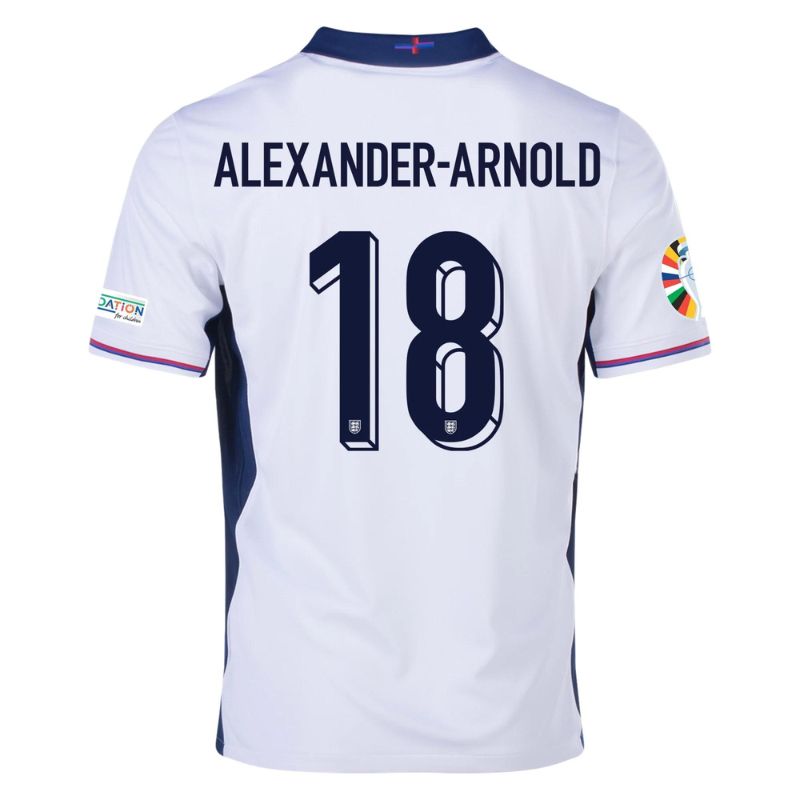 England 2024 Home Jersey Alexander-Arnold #18 back