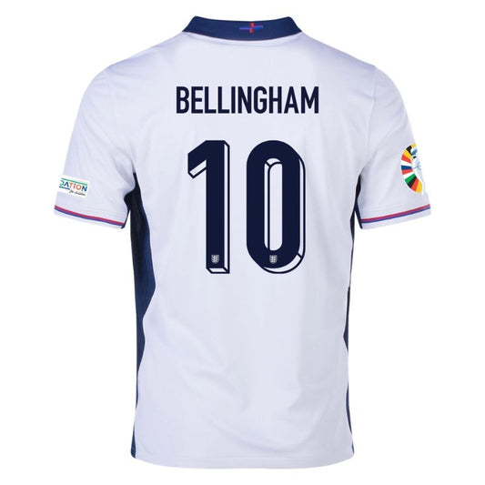 England 2024 Home Jersey Bellingham #10 back