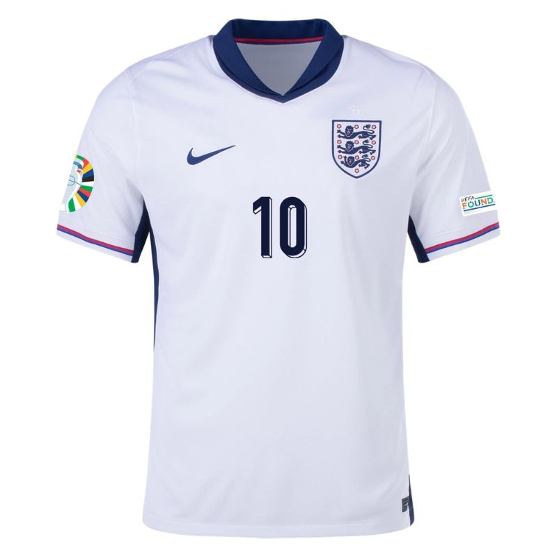 England 2024 Home Jersey Bellingham #10 front