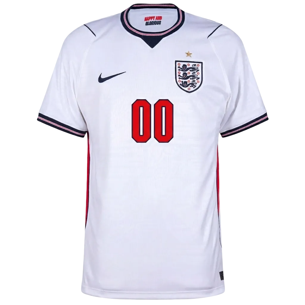 England 2026 Home Jersey Custom