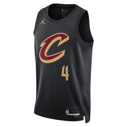 Cleveland Cavaliers Black Statement Jersey Evan Mobley #4