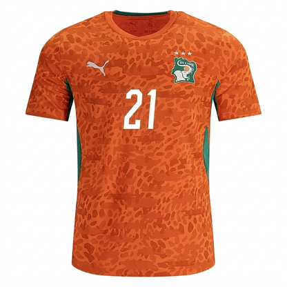 Ivory Coast 2026 Home Jersey Evan Ndicka #21