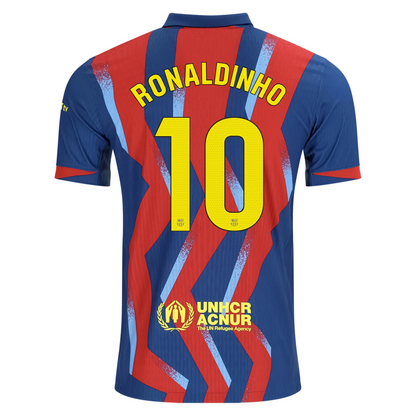 FC Barcelona 2025/26 Fourth Jersey Ronaldinho #10