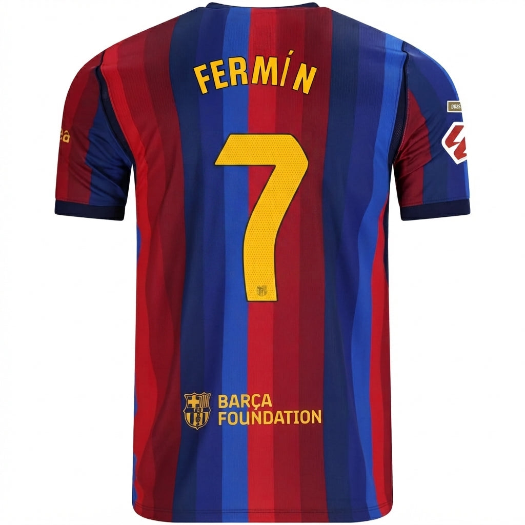 FC Barcelona 26/27 Home Jersey Fermín López #7