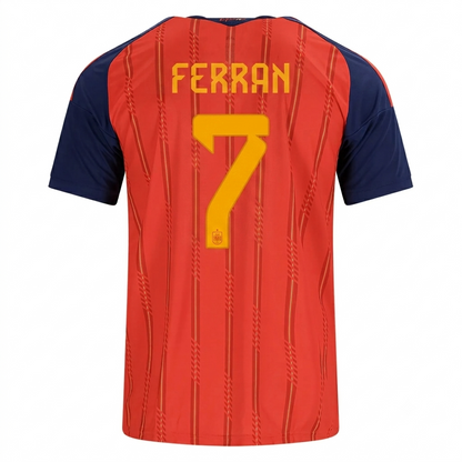 Spain 2026 Home Jersey Ferran Torres #7 - 2 Stars