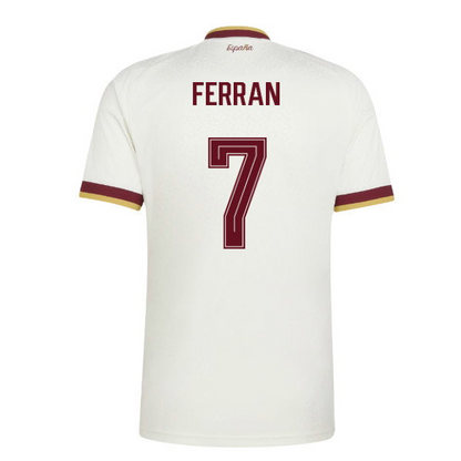 Spain 2026 Away Jersey Ferran Torres #7 - 2 Stars