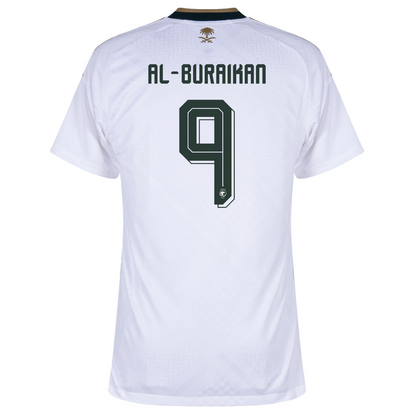 Saudi Arabia 2026 Away Jersey Firas Al-Buraikan #9
