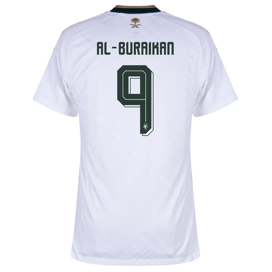 Saudi Arabia 2026 Away Jersey Firas Al-Buraikan #9
