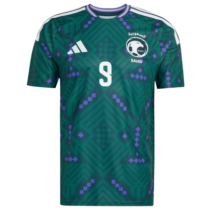 Saudi Arabia 2026 Home Jersey Firas Al-Buraikan #9
