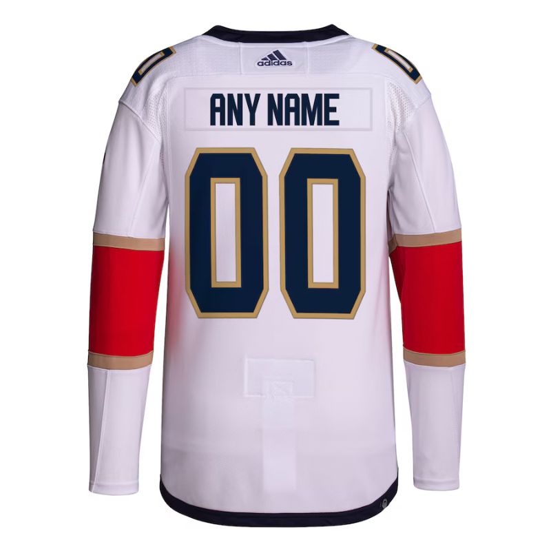 Florida Panthers 23/24 Custom Away Jersey back