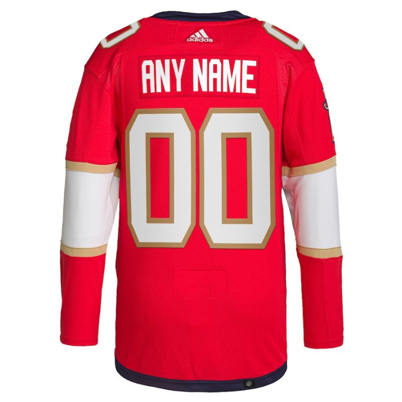 Florida Panthers Custom Home Jersey back