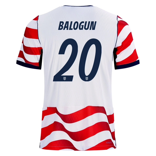 USA 2026 Home Jersey Folarin Balogun #20
