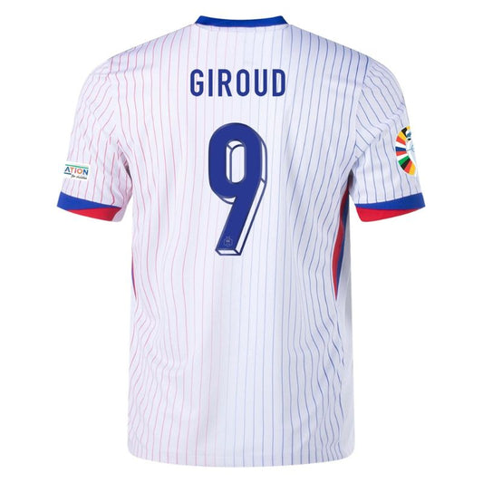 France 2024 Away Jersey Giroud #9 back