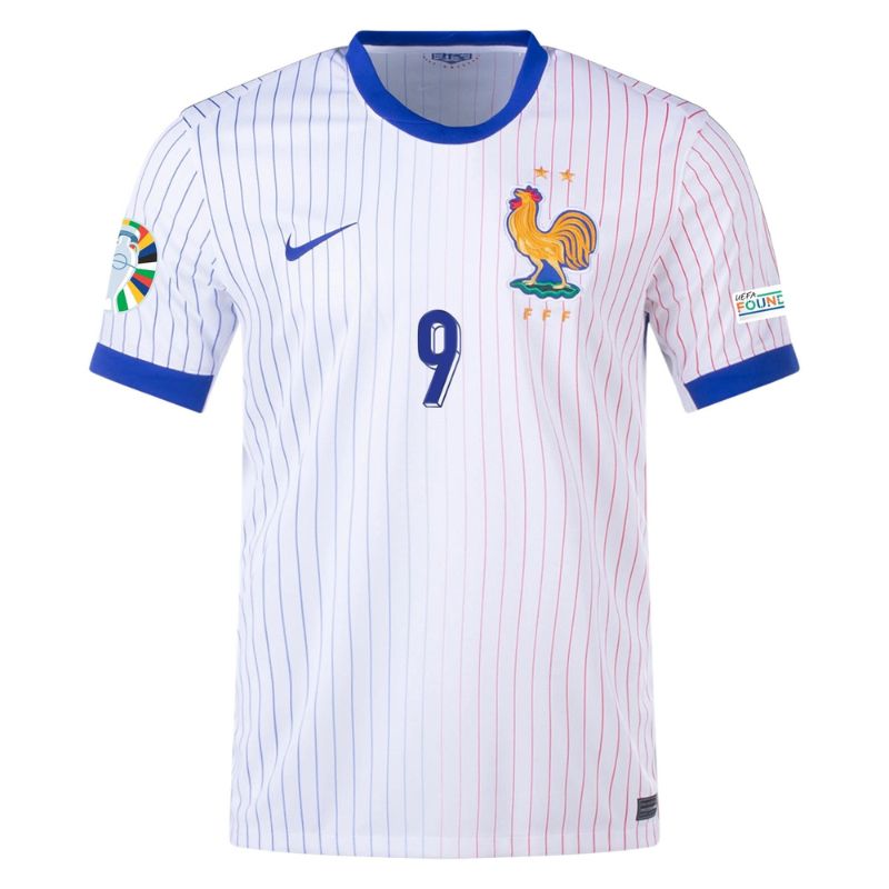 France 2024 Away Jersey Giroud #9 front