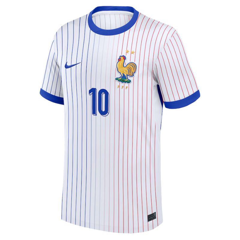 France 2024 Away Jersey Mbappe #10 front