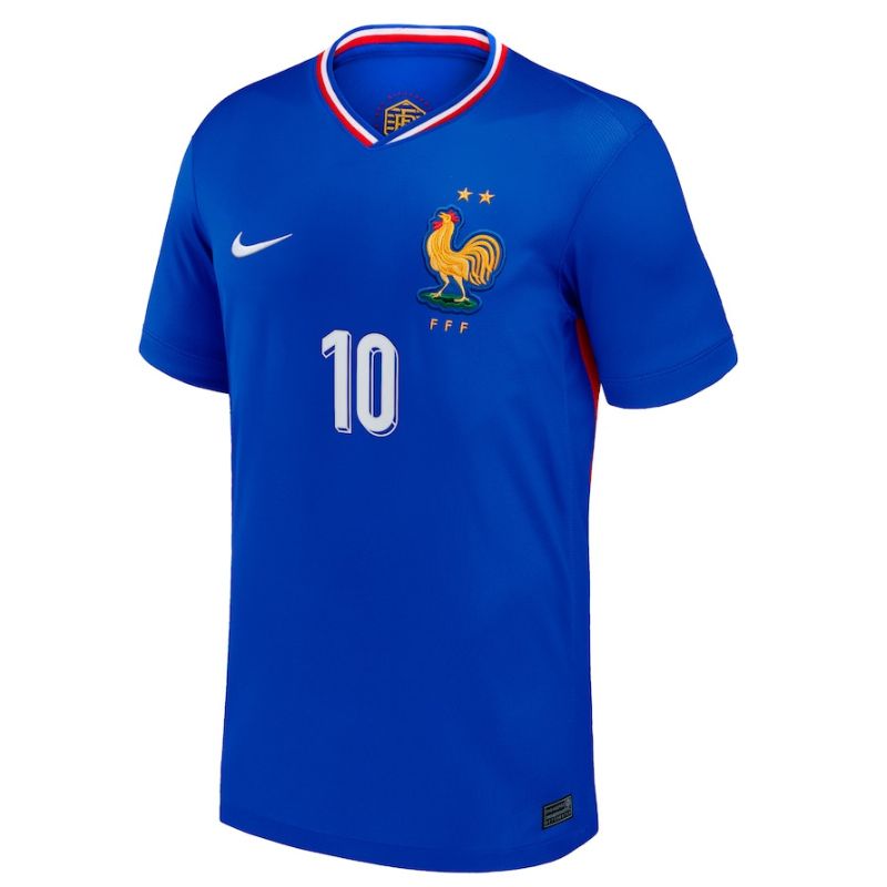 France 2024 Home Jersey Mbappe #10 front