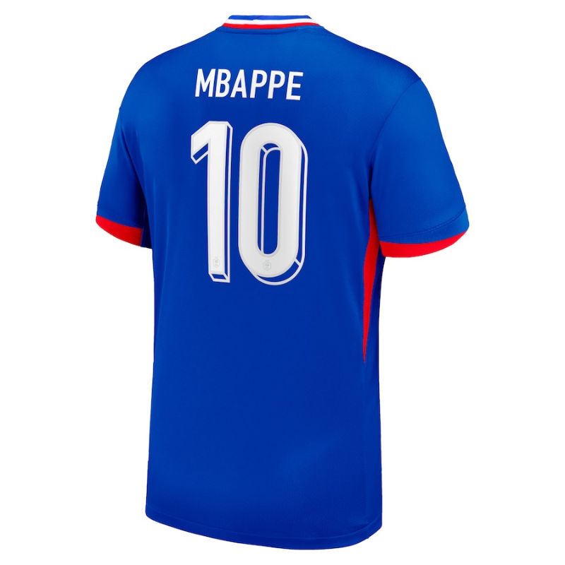 France 2024 Home Jersey Mbappe #10 back