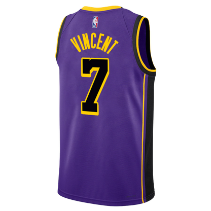 Los Angeles Lakers Purple Statement Jersey Gabe Vincent #7