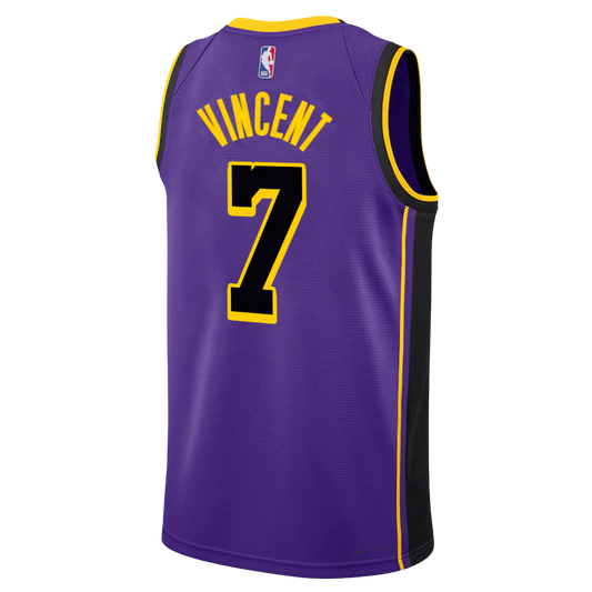 Los Angeles Lakers Purple Statement Jersey Gabe Vincent #7