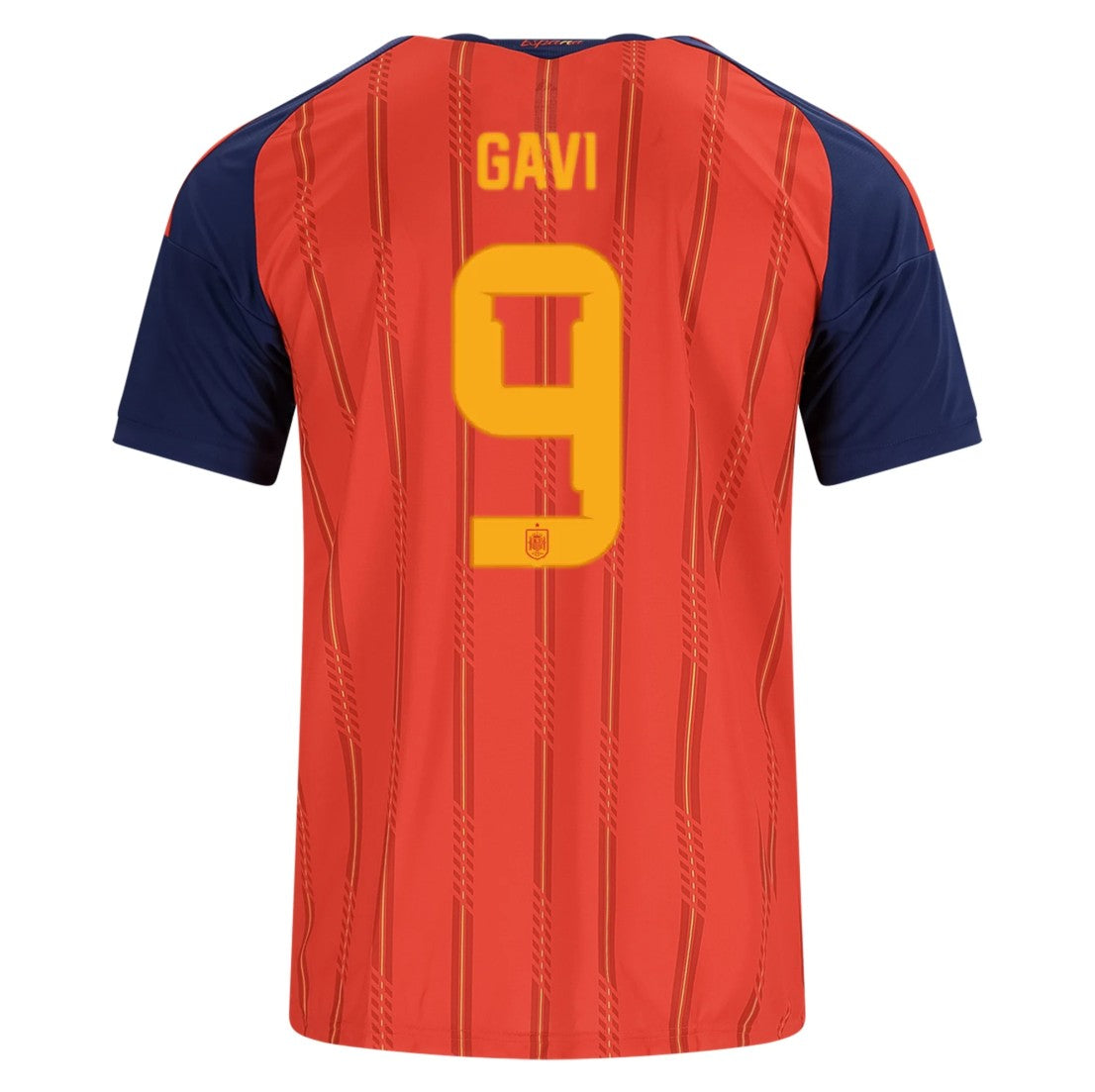 Spain 2026 Home Jersey Gabi #9  - 2 Stars