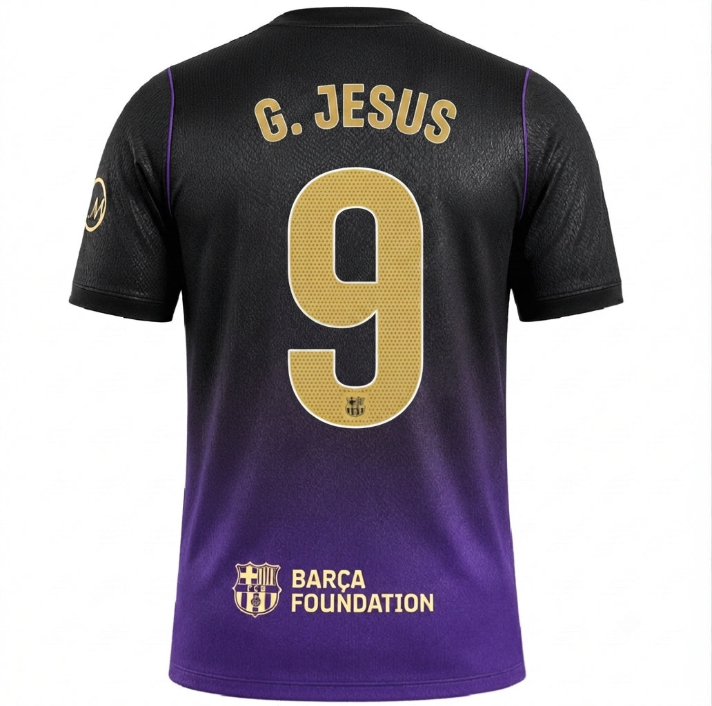 FC Barcelona 26/27 Away Jersey Gabriel Jesus #9