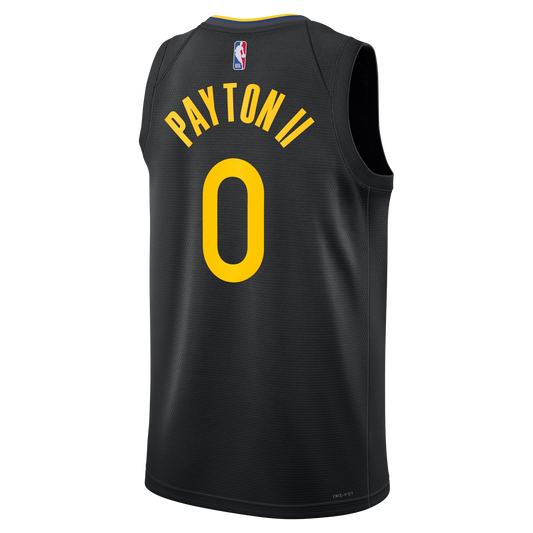 Golden State Warriors Black Statement Jersey Gary Payton II #0