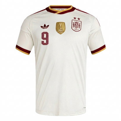 Spain 2026 Away Jersey Gavi #9 - 2 Stars