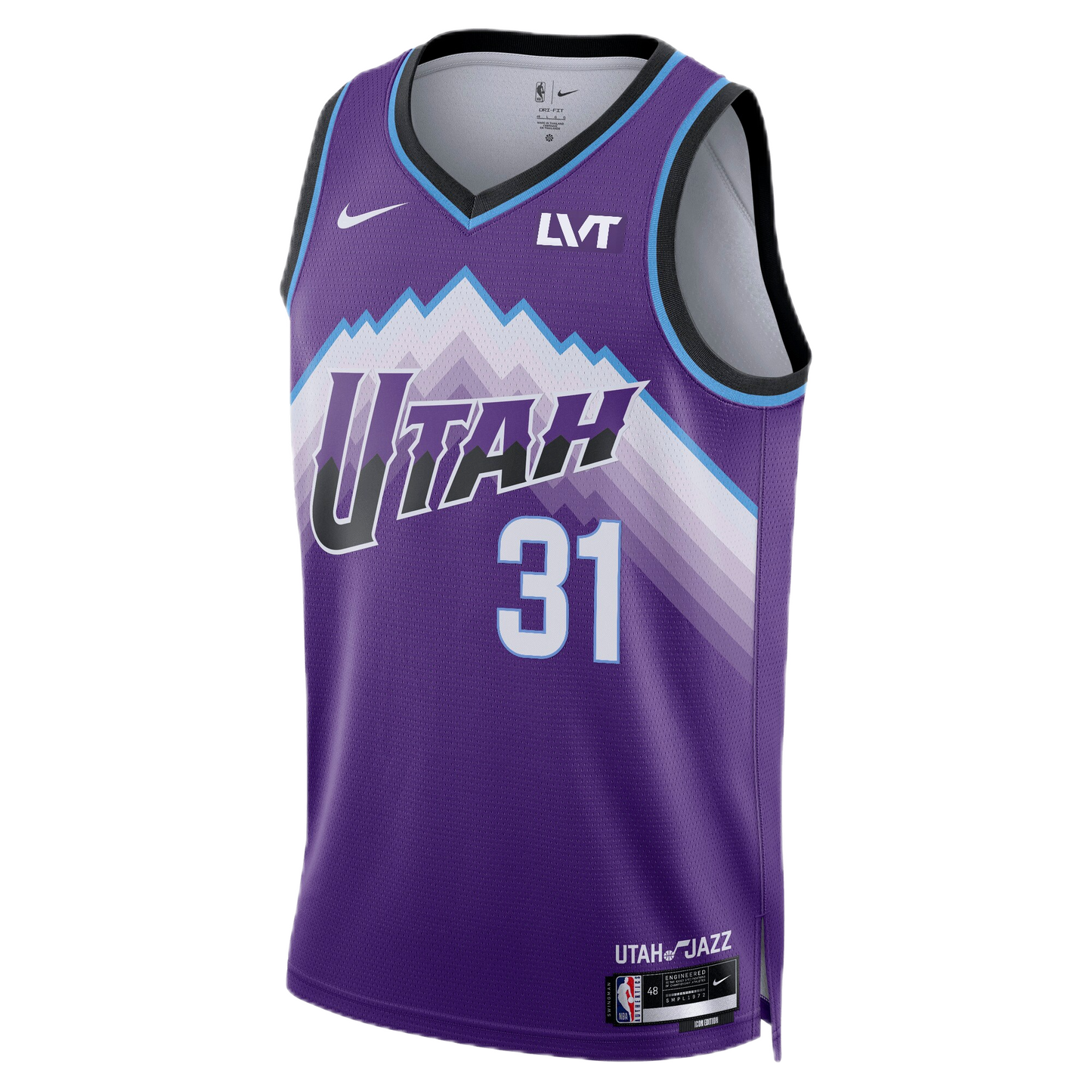 Utah Jazz Purple Icon Jersey Georges Niang #31