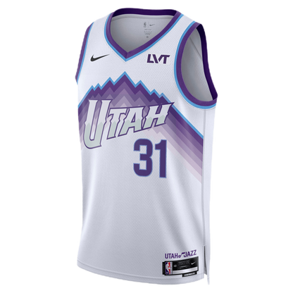 Utah Jazz White Association Jersey Georges Niang #31