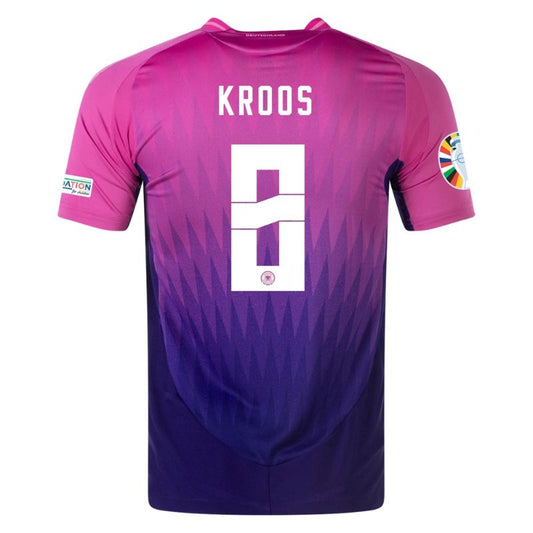 Germany 2024 Away Jersey Kroos #8 back