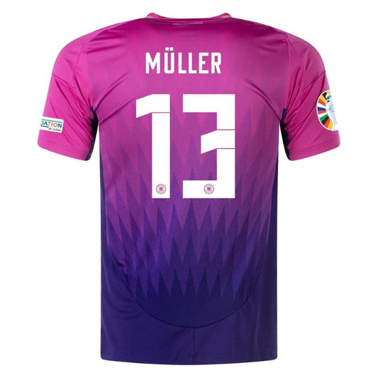 Germany 2024 Away Jersey Muller #13 back