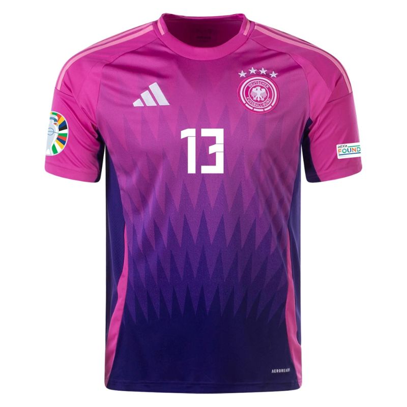 Germany 2024 Away Jersey Muller #13 front