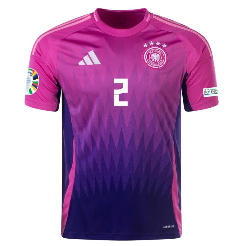 Germany 2024 Away Jersey Rudiger #2 front