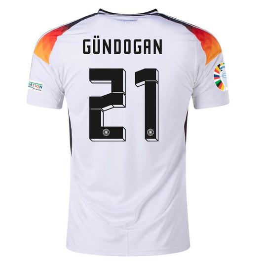 Germany 2024 Home Jersey Gundogan #21 back