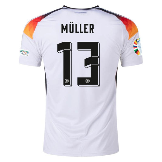 Germany 2024 Home Jersey Muller #13 back