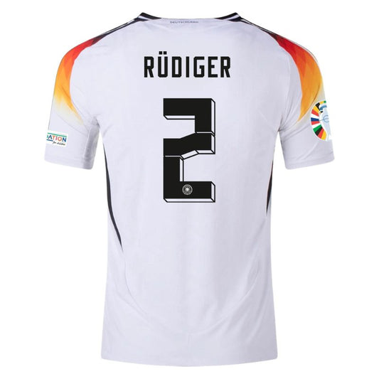 Germany 2024 Home Jersey Rudiger #2 back