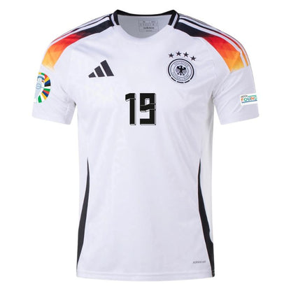 Germany 2024 Home Jersey Sane #19 front
