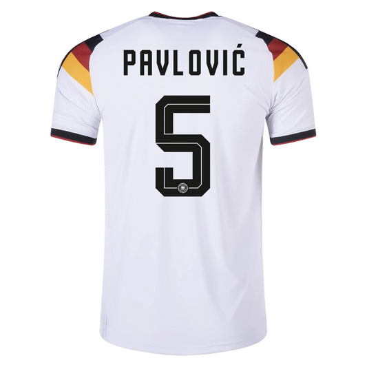 Germany 2026 Home Jersey Aleksandar Pavlovic #5