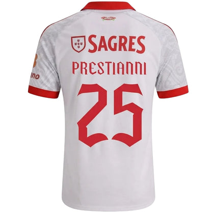 Benfica 26/27 Away Jersey Gianluca Prestianni #25