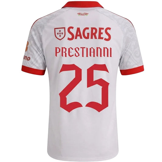 Benfica 26/27 Away Jersey Gianluca Prestianni #25