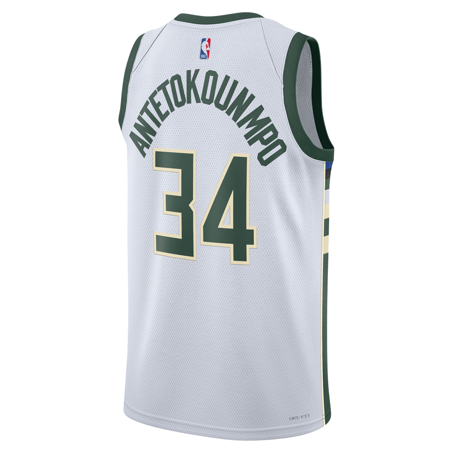 Milwaukee Bucks White Association Jersey Giannis Antetokounmpo #34