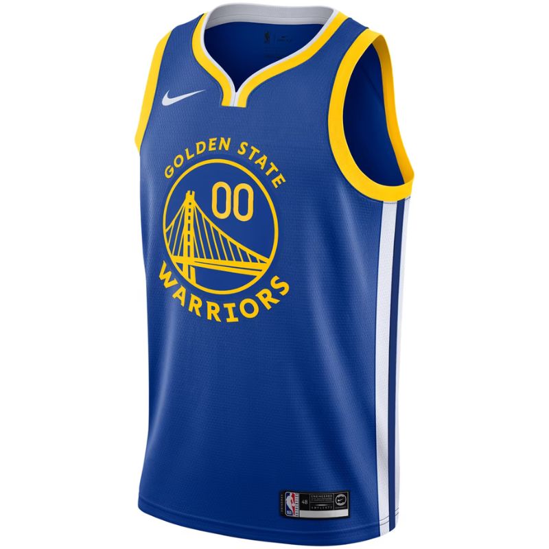 Golden State Warriors Royal Icon Edition Jersey Custom front