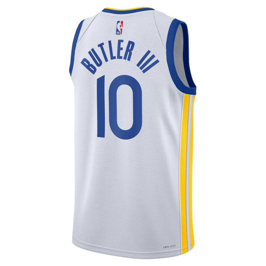 Golden State Warriors White Association Edition Jersey Jimmy Butler #10 back