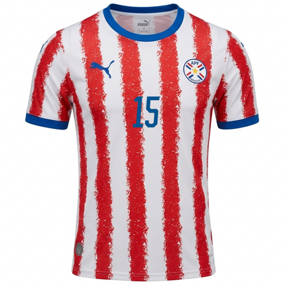 Paraguay 2026 Home Jersey Gustavo Gómez #15